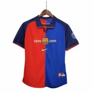 camiseta retro fc barcelona 100th aniversario