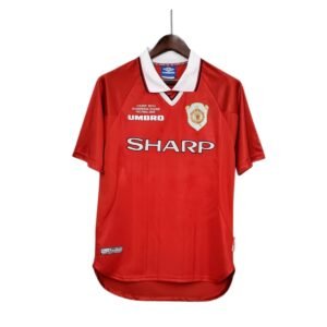 camiseta retro manchester united 1999