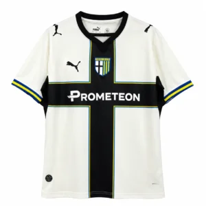 camiseta parma calcio con cruz negra