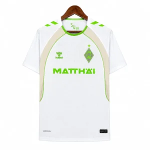camiseta werder bremen en percha de madera