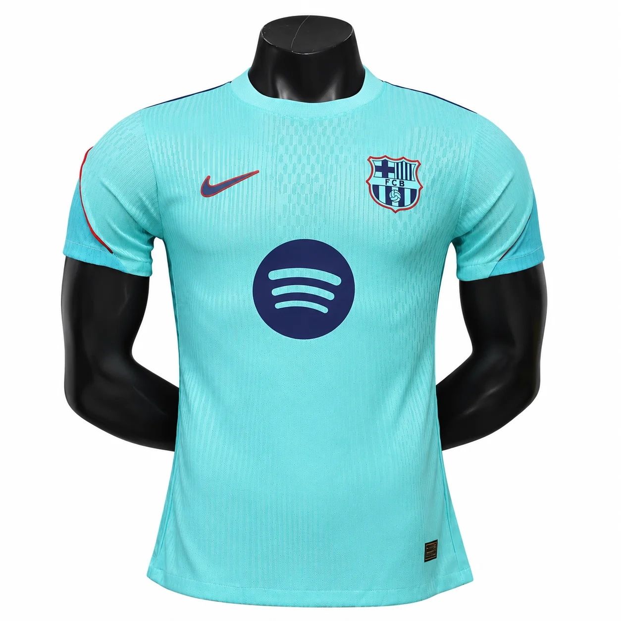 camiseta aqua del fc barcelona en maniquí camiseta aqua del fc barcelona en maniquí