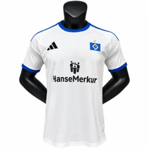camiseta blanca del hamburgo en maniquí negro