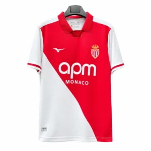 camiseta del as mónaco en estudio blanco