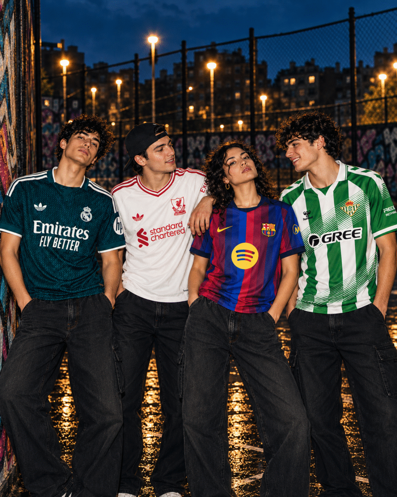 retrato nocturno de fútbol urbano